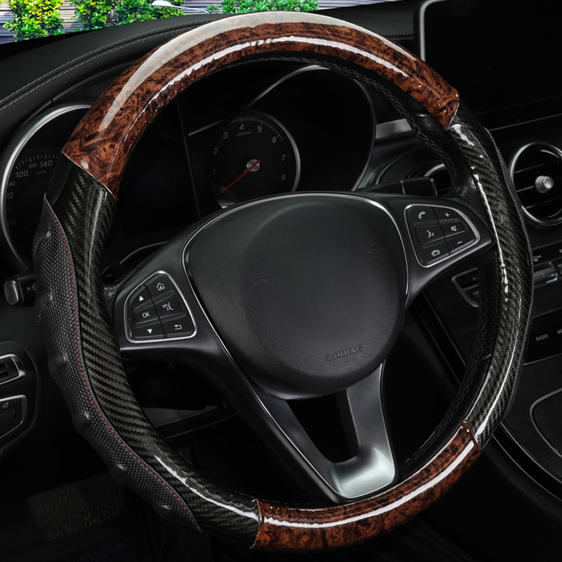 BM Crystal Peach Wood Fiber рулевой рукав простые спортивные продукты интерьера перекрестная оптом автомобиль