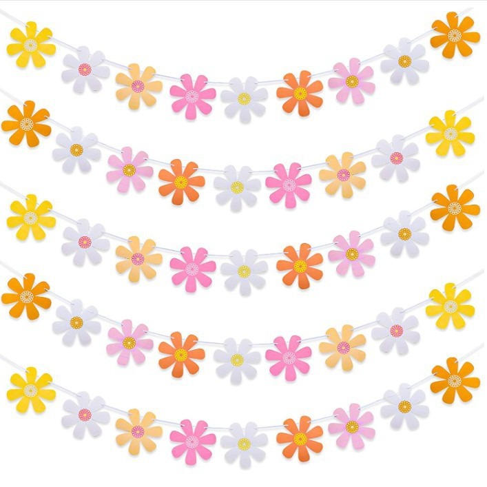 Авторская бумага Daisy Party Party Party Party Ginder Guted Dritety Counerergarten Home украшение