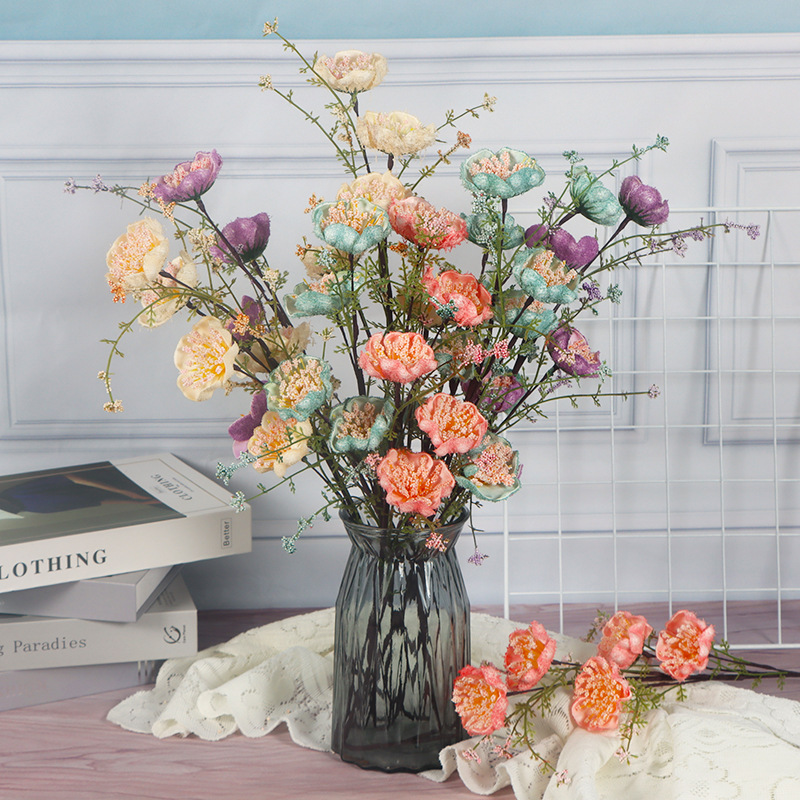 Симуляция Rhododendron Fake Flowers Оптовые свадебные реквизиты домашняя гостиная