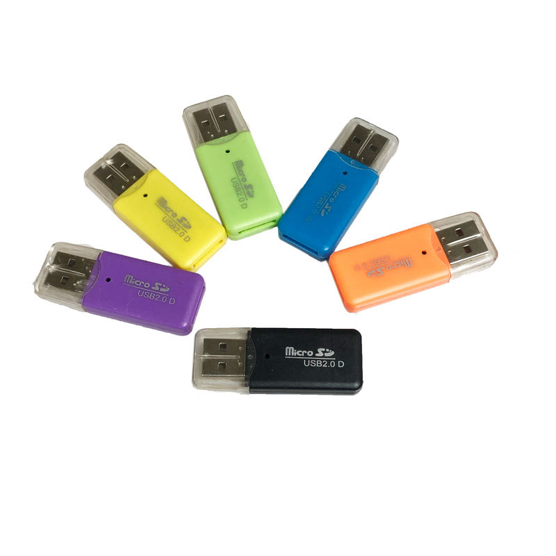 Заводская оптовая считывателя ледовой карты MicroSD/TF -карта/карта памяти мобильного телефона USB 2.0 Reader Card Reader