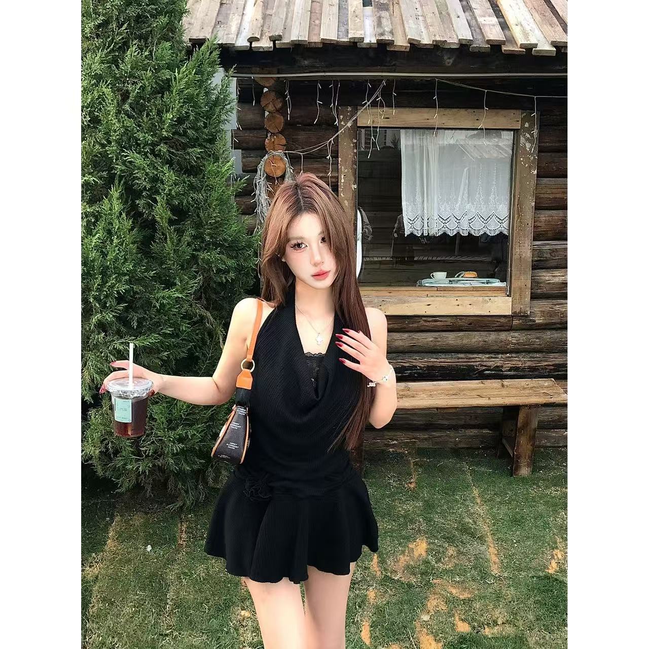 Сексуальный дизайнерский корсет, летнее платье, французский стиль
