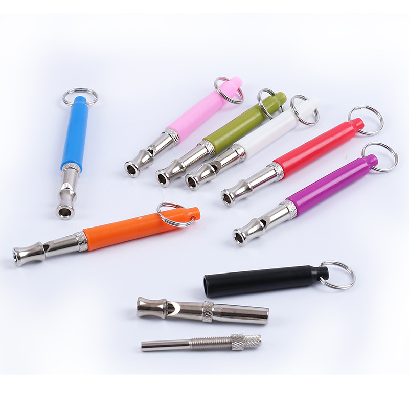 Производитель оптом для домашних животных Dog Dog Flute Ultrasonic Dog Whistle 8 см с шнурками для тренировочных принадлежностей для печати логотип